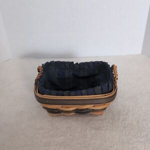 Longaberger Collectors Club 2000 Renewal Century Basket, Liner & Braided leather